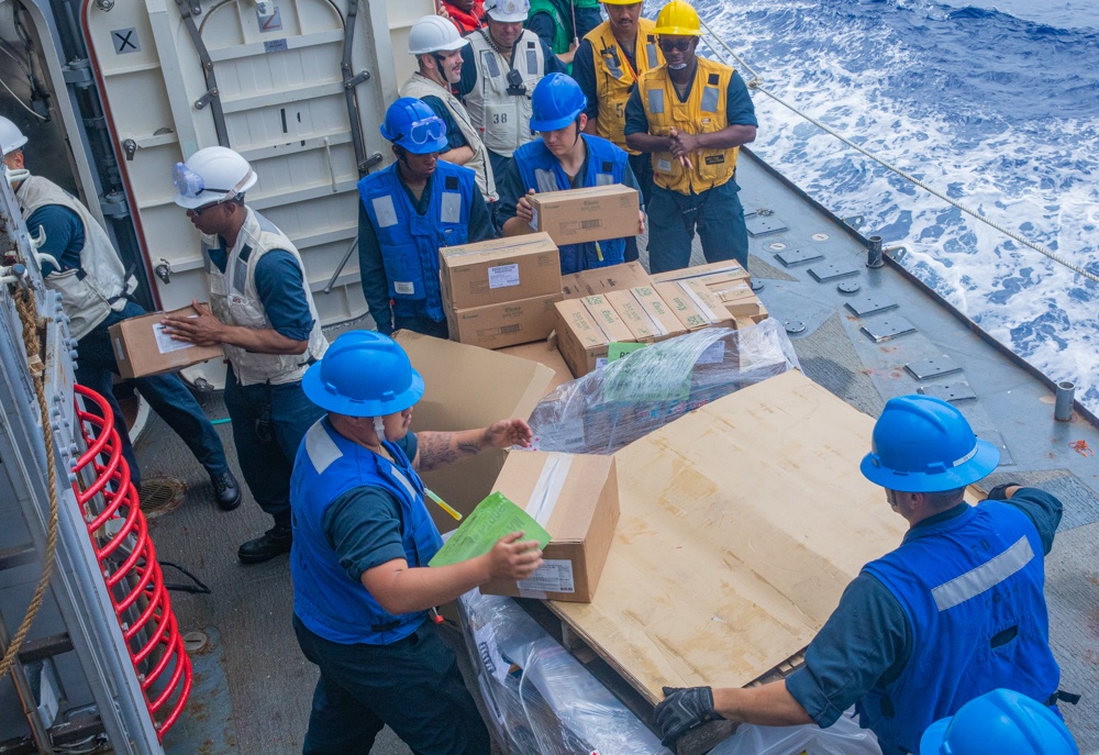 USS Antietam (CG 54) Replenishment-At-Sea