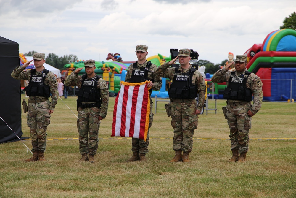 Chièvres Air Fest Reenlistment Ceremony