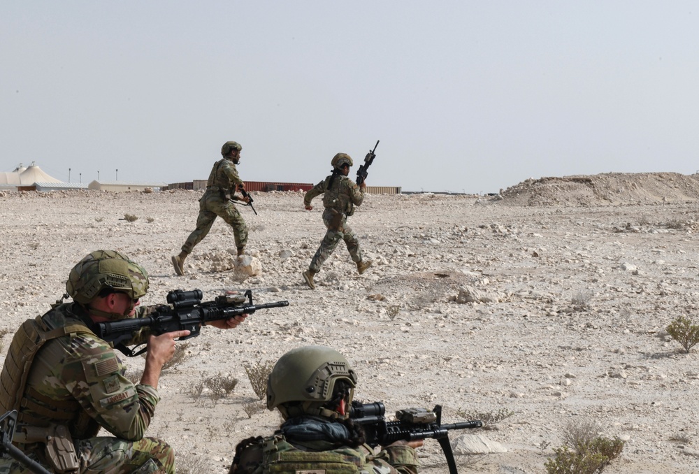 379th Expeditionary Security Forces Train in Agile Combat Employment