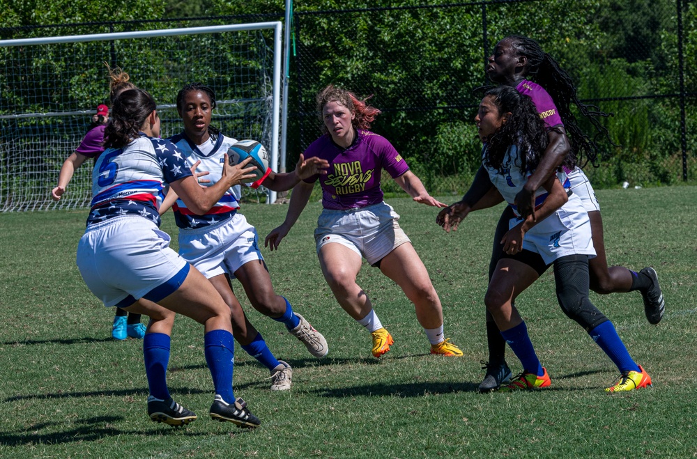 Air Force Women’s rugby team competes in Armed Forces championship