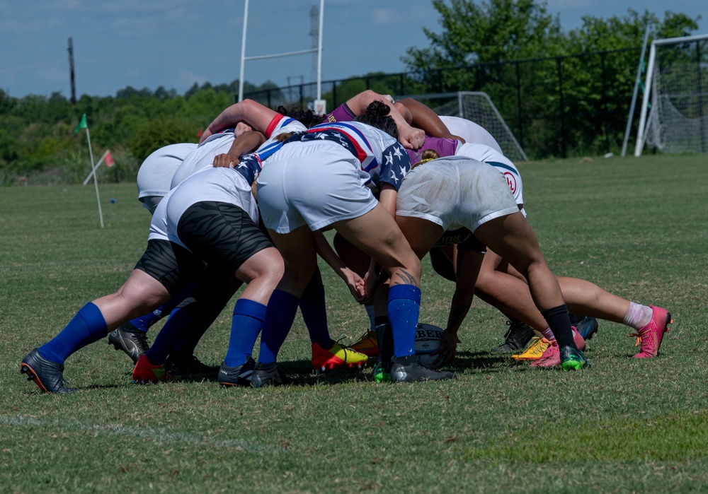 Air Force Women’s rugby team competes in Armed Forces championship