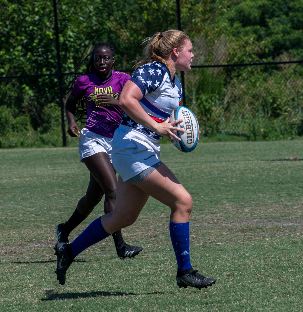 Air Force Women’s rugby team competes in Armed Forces championship