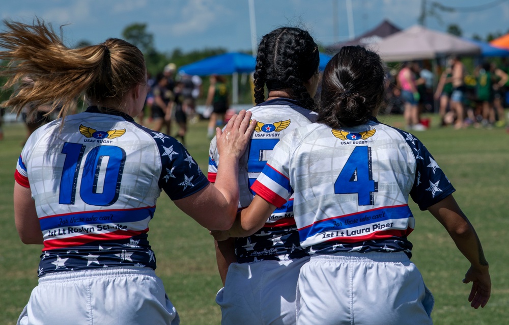 Air Force Women’s rugby team competes in Armed Forces championship