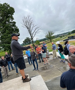 Strategic leaders attend Gettysburg tour with emphasis on decision-making and leadership
