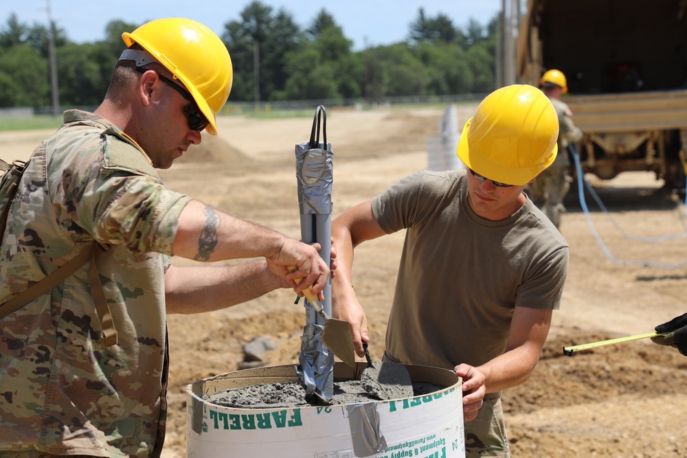 Reserve Engineers tackle Fort McCoy troop project