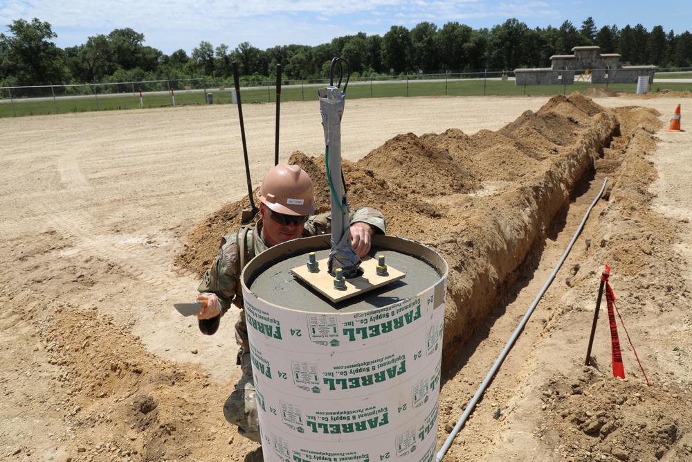 Reserve Engineers tackle Fort McCoy troop project