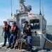 Coast Guard K9 Simba Helicopter to Boat Hoist