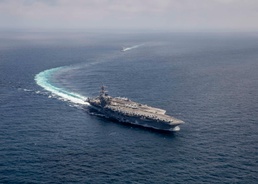 USS George H.W. Bush (CVN 77) Transits the Atlantic Ocean