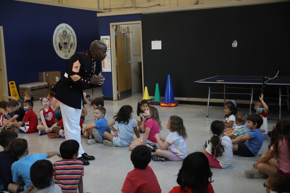 U.S. Marine Returns To His Roots: Metairie Academy For Advanced Studies