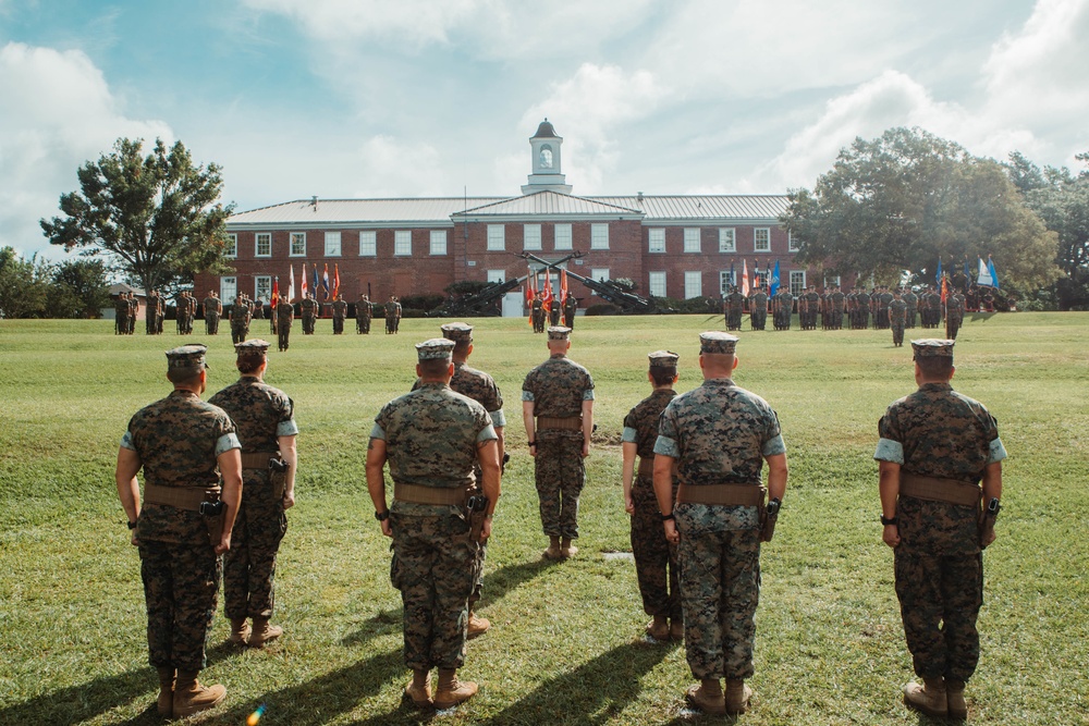 Combat Logistics Regiment 2 Change of Command Ceremony