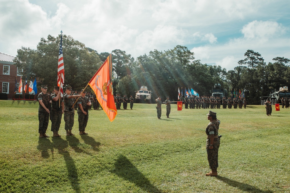 Combat Logistics Regiment 2 Change of Command Ceremony