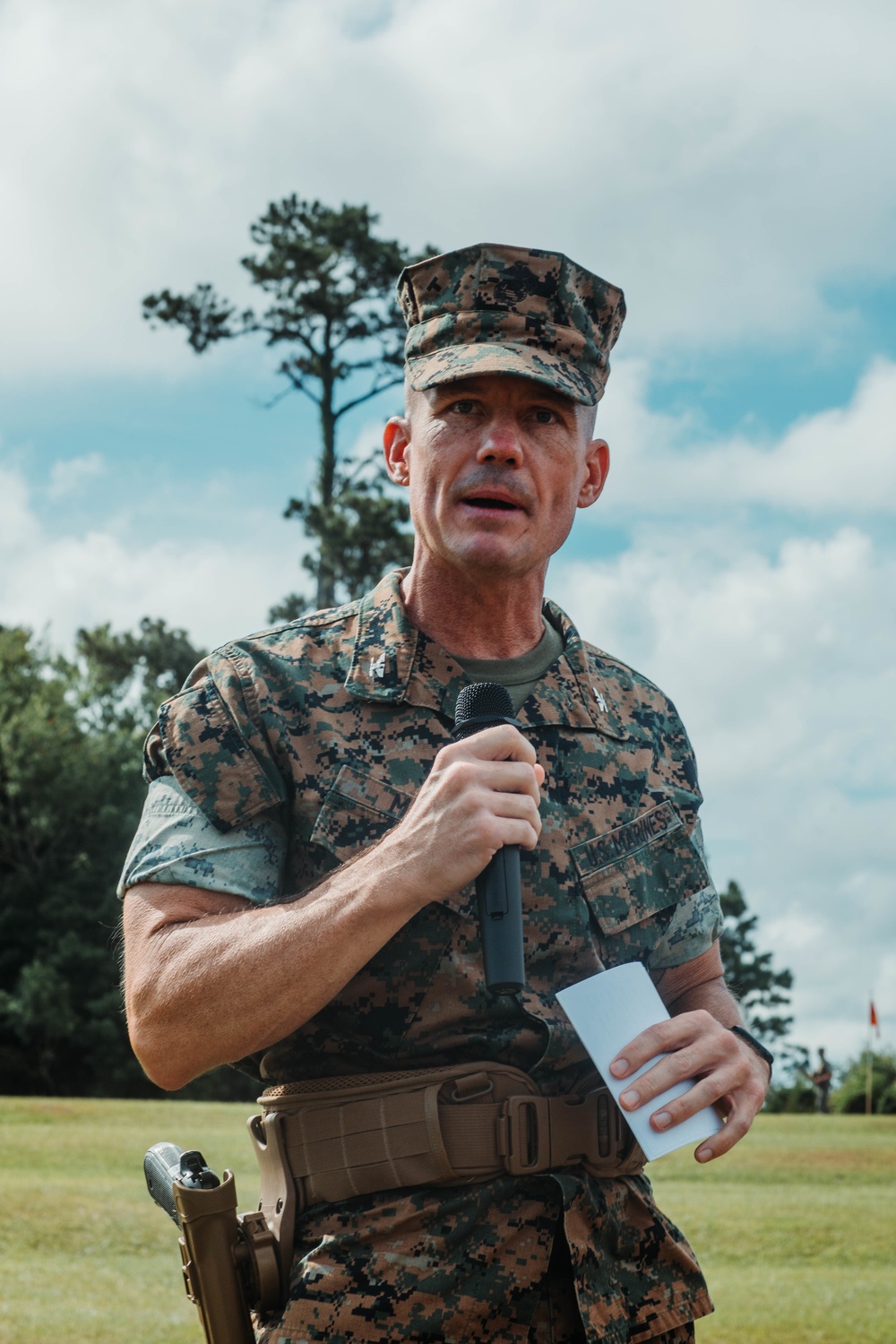 Combat Logistics Regiment 2 Change of Command Ceremony