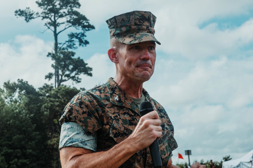 Combat Logistics Regiment 2 Change of Command Ceremony