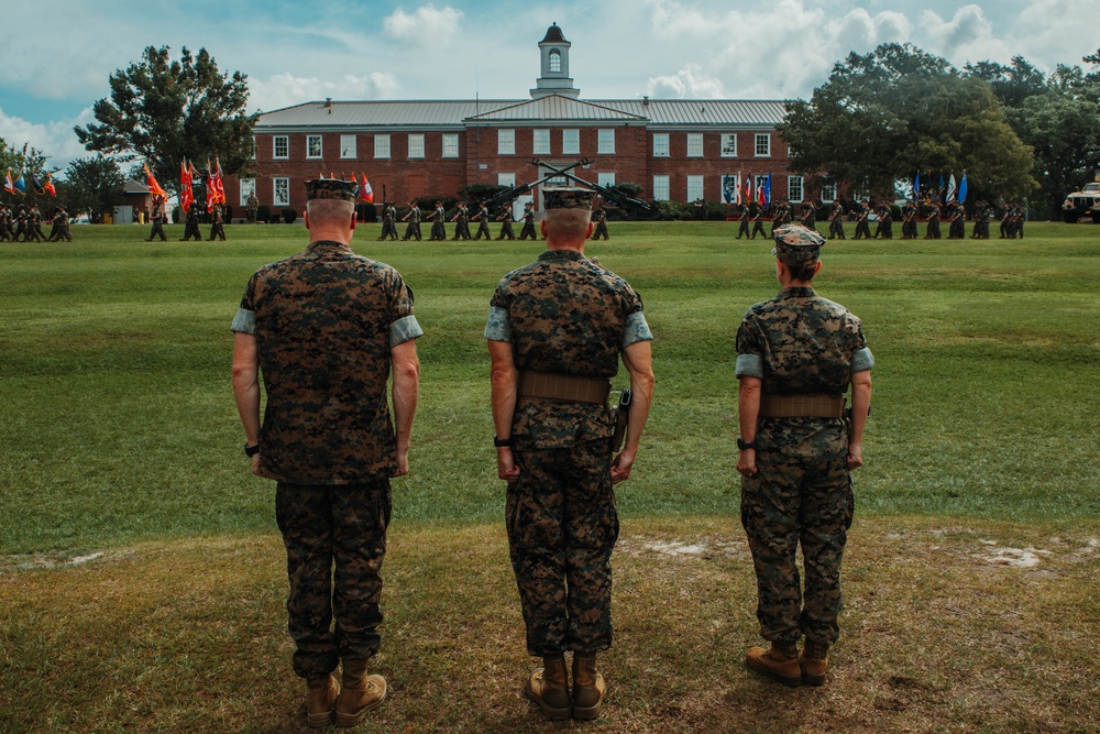 Combat Logistics Regiment 2 Change of Command Ceremony