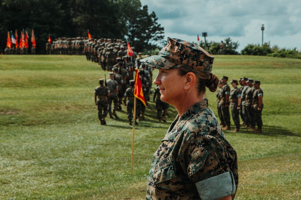 Combat Logistics Regiment 2 Change of Command Ceremony