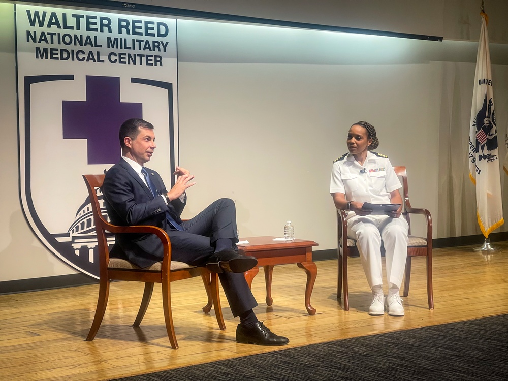 U.S. Secretary of Transportation observes Pride Month at Walter Reed