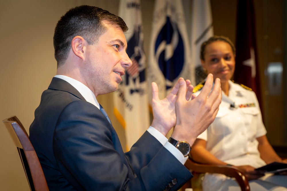 U.S. Secretary of Transportation observes Pride Month at Walter Reed