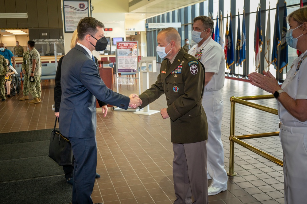 U.S. Secretary of Transportation observes Pride Month at Walter Reed