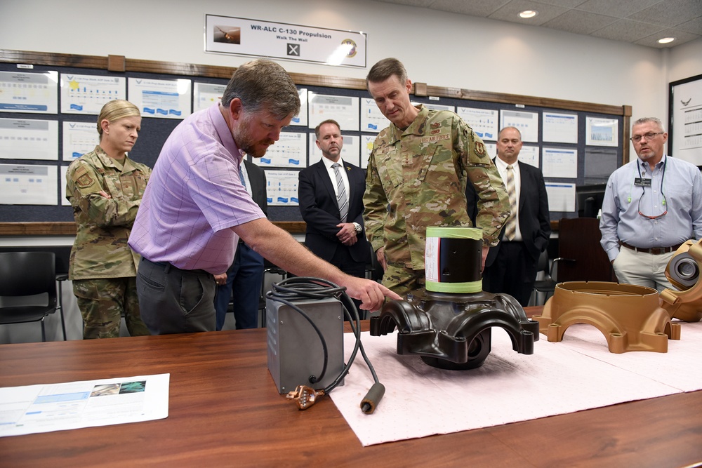 AFSC commander visits RAFB