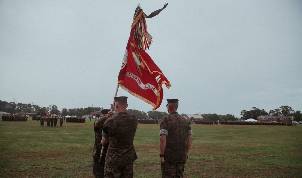 6th Marine Regiment Change of Command