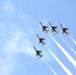 Thunderbirds over Grand Forks AFB