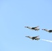 Thunderbirds over Grand Forks AFB