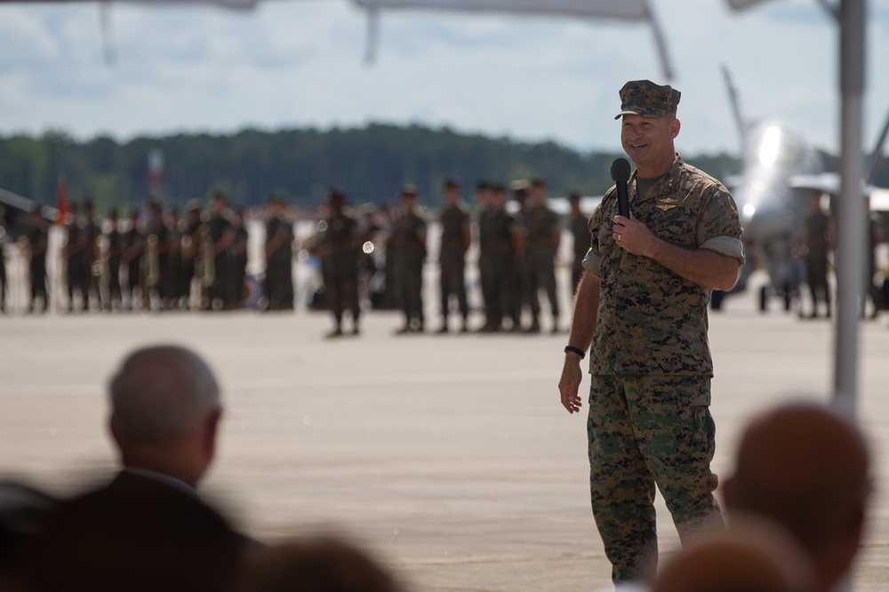 2nd MAW Change of Command Ceremony