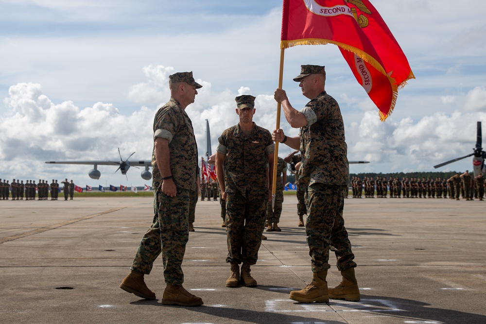 2nd MAW Change of Command Ceremony