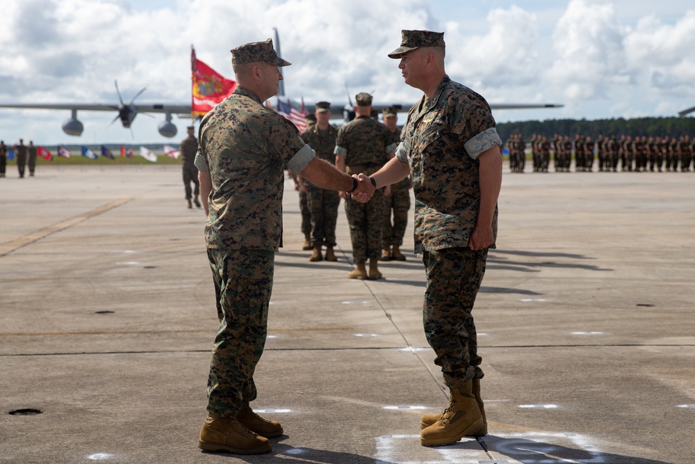 2nd MAW Change of Command Ceremony