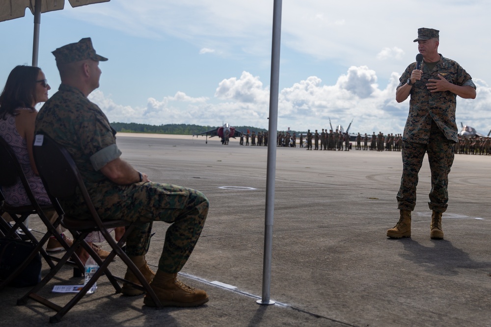 2nd MAW Change of Command Ceremony