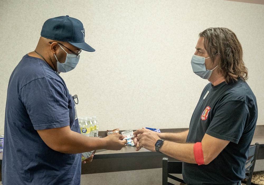 Military community supports local community through blood drive