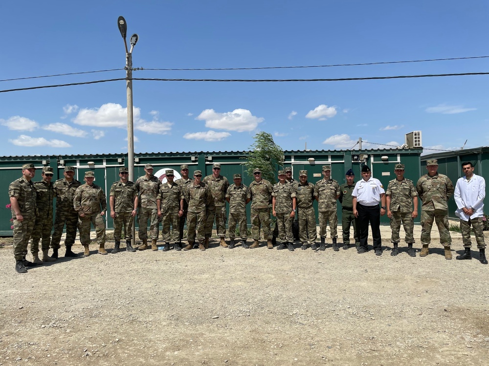 137th SOMDG medical personnel conduct SPP visit to Azerbaijan