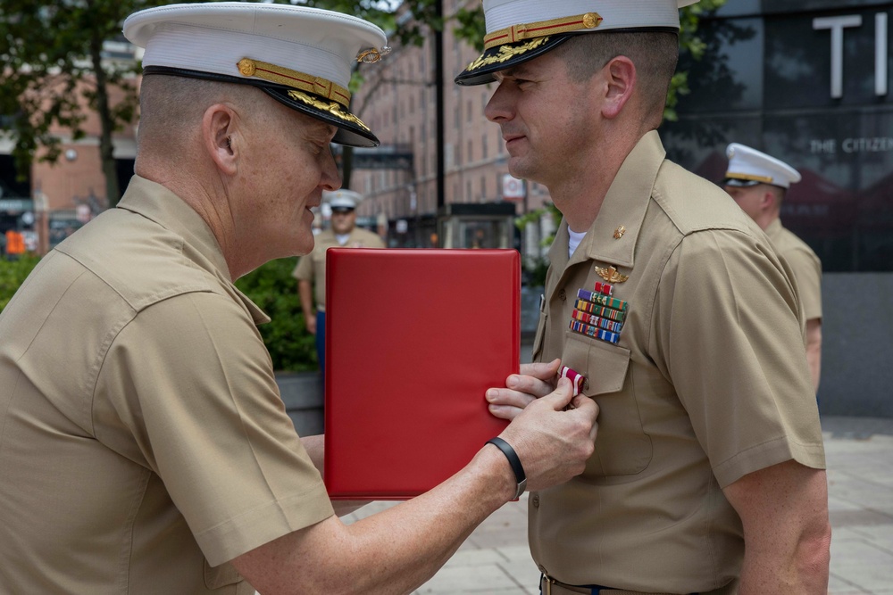 Recruiting Station Baltimore Change of Command Ceremony