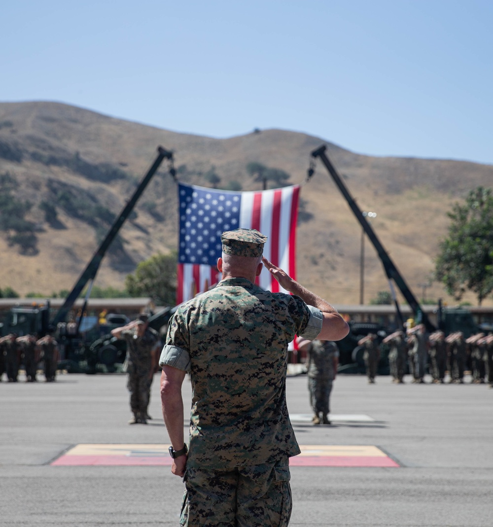 11th Marine Regiment Change of Command