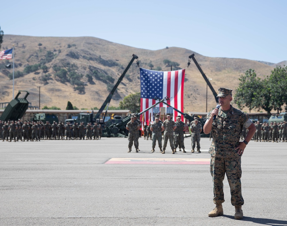 11th Marine Regiment Change of Command