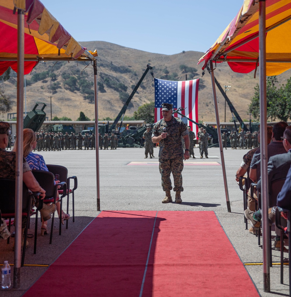 11th Marine Regiment Change of Command