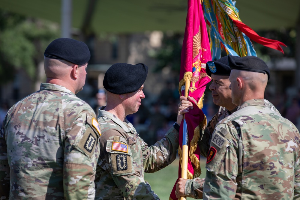 79th EOD Change of command ceremony