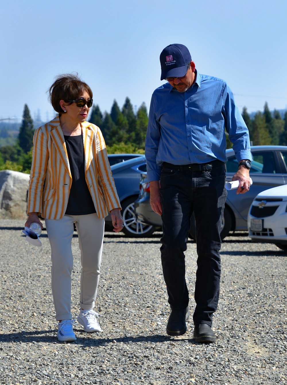 ASA Connor Visits Folsom Dam Raise