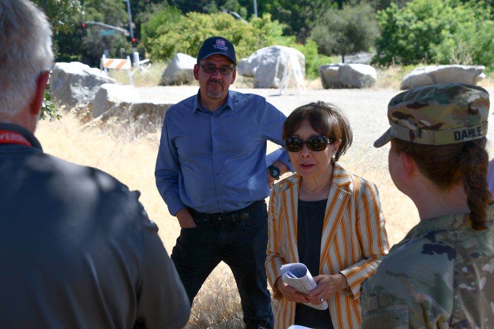 ASA Connor Visits Folsom Dam Raise