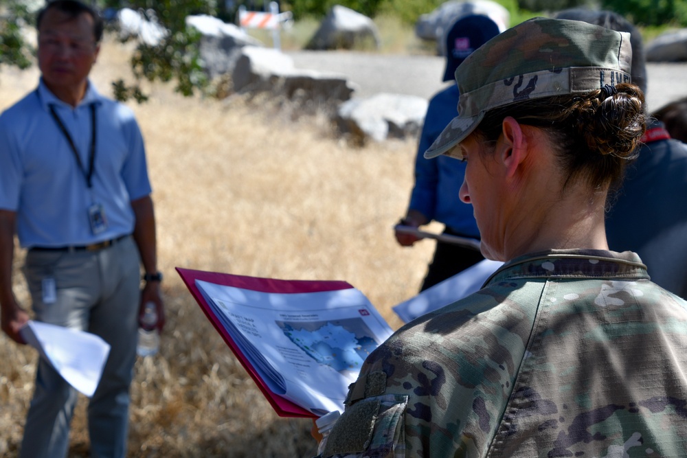 ASA Connor Visits Folsom Dam Raise