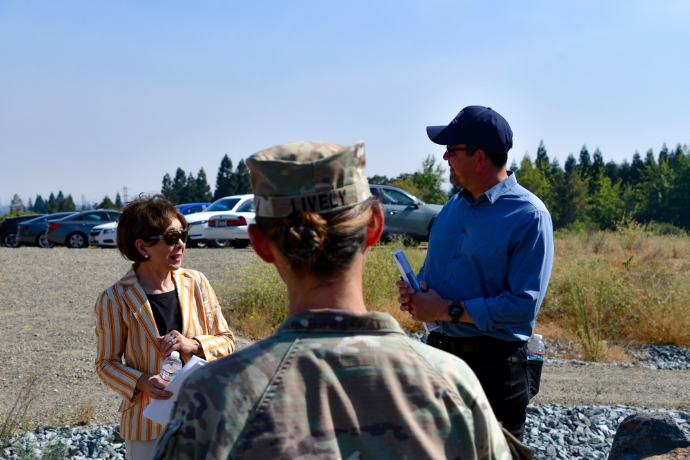 ASA Connor Visits Folsom Dam Raise