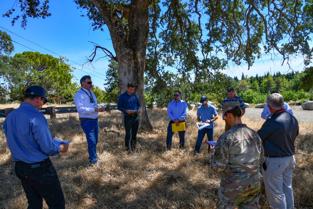 ASA Connor Visits Folsom Dam Raise