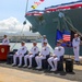 USS Hopper holds change of command ceremony