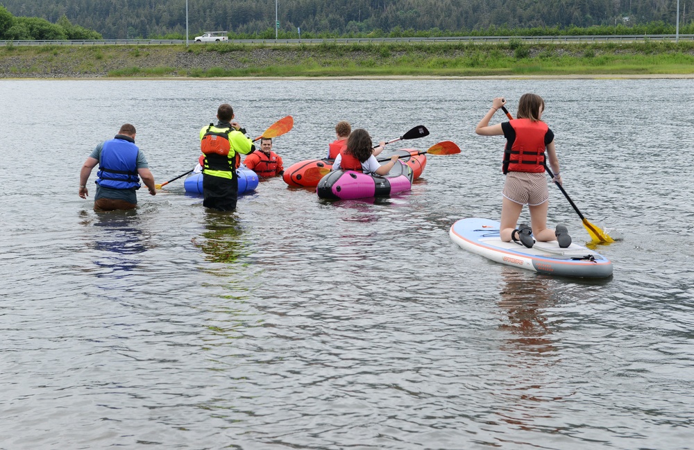 Kids Don't Float paddle craft training