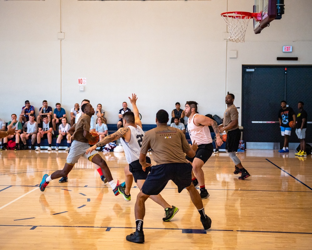 Basketball tournament during RIMPAC 2022