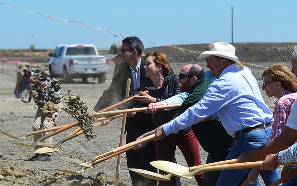 Ground-breaking event for the Lookout Slough Tidal Habitat Restoration and Flood Improvement Project