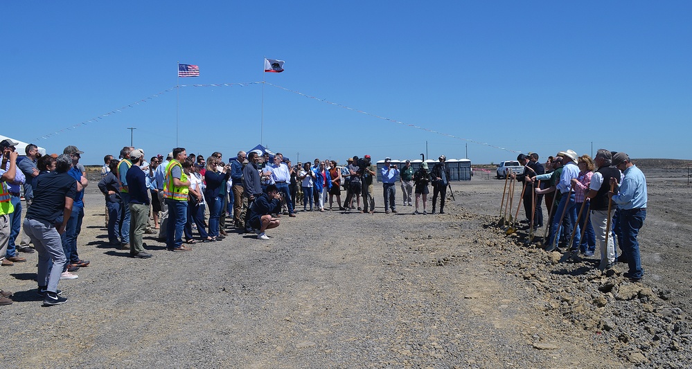 Ground-breaking event for the Lookout Slough Tidal Habitat Restoration and Flood Improvement Project
