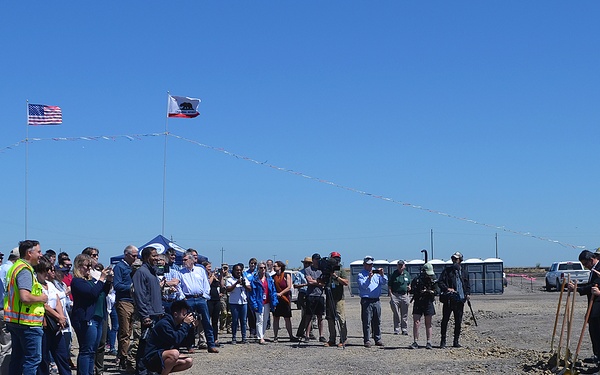 Ground-breaking event for the Lookout Slough Tidal Habitat Restoration and Flood Improvement Project
