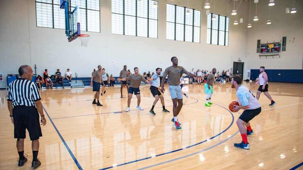 Basketball tournament during RIMPAC 2022