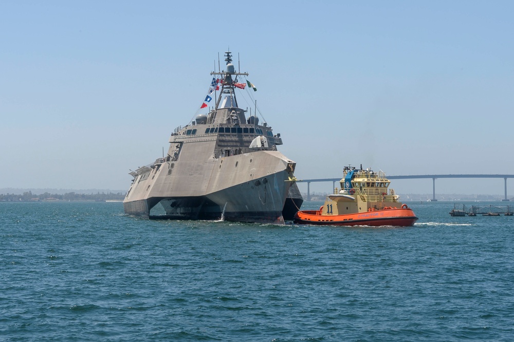 USS Coronado (LCS 4) Return to Homeport